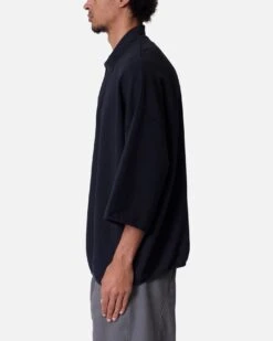 MNML Oversized Knit Polo Shirt Black -Culture Kings 02051809 YB001 default 0040