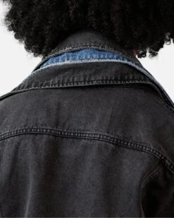 MNML Triple Threat Trucker Jacket Black/Blue 15 MNML Triple Threat Trucker Jacket Black/Blue -Culture Kings 02051812 YB002 mens 0070