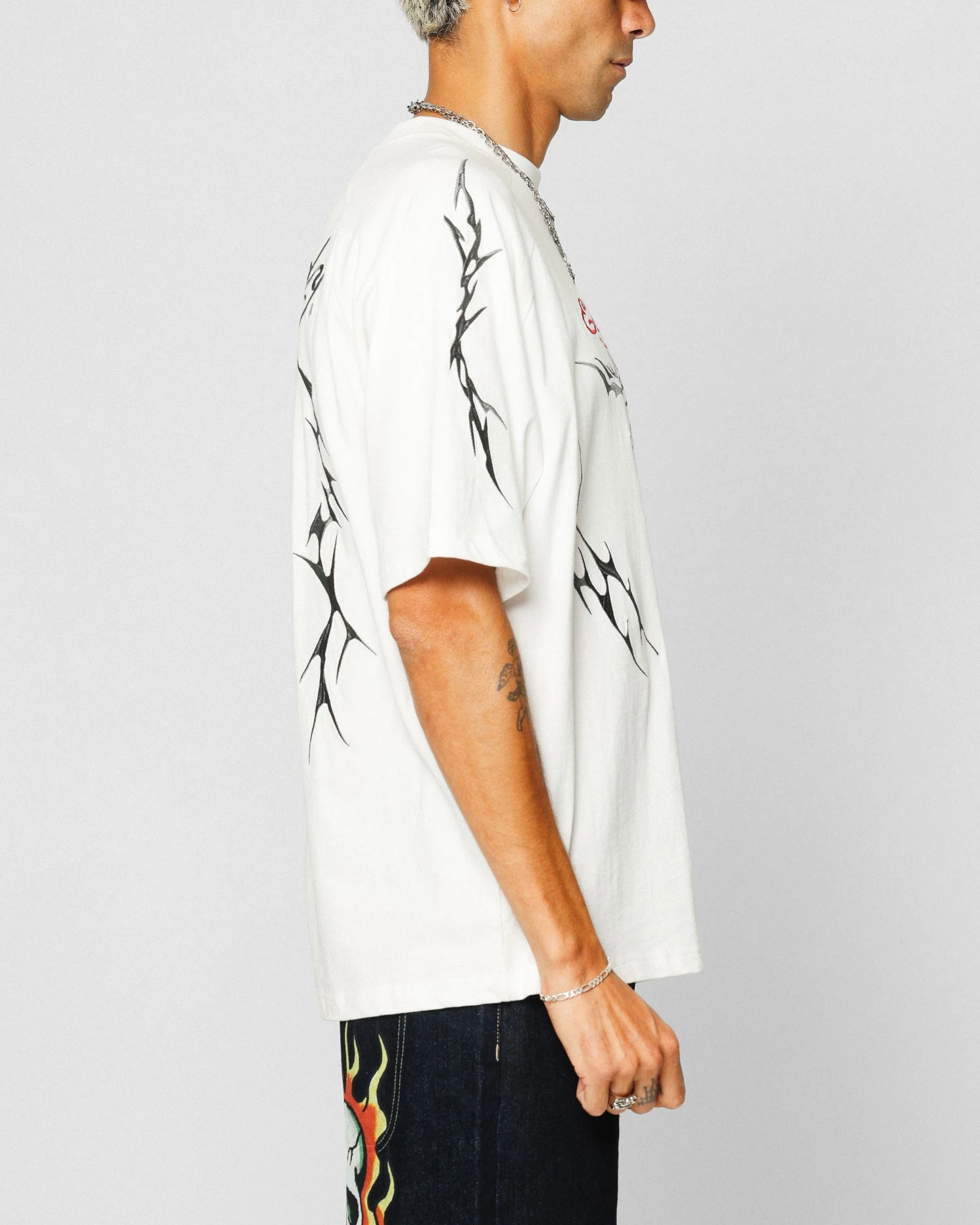 Ed Hardy Techno Oversized T-Shirt Vintage Wash 7 Ed Hardy Techno Oversized T-Shirt Vintage Wash - Image 5