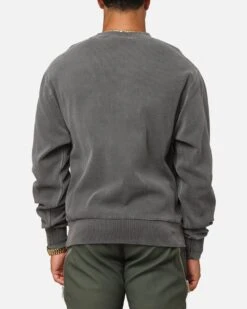 Carre Avenue Ribbed Crewneck Black -Culture Kings 02051835 YB001 mens 00030