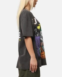 American Thrift X DC Batman The Joker Vote For Me Heavy T-Shirt Black Wash -Culture Kings 02051870 YB295 womens 00050