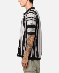 XXIII Coogee Button Up Shirt Black/Grey -Culture Kings 02051900 YB006 mens 00050