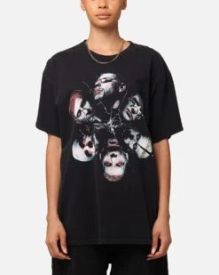 Rammstein Cracked Glass Vintage T-Shirt Black Vintage