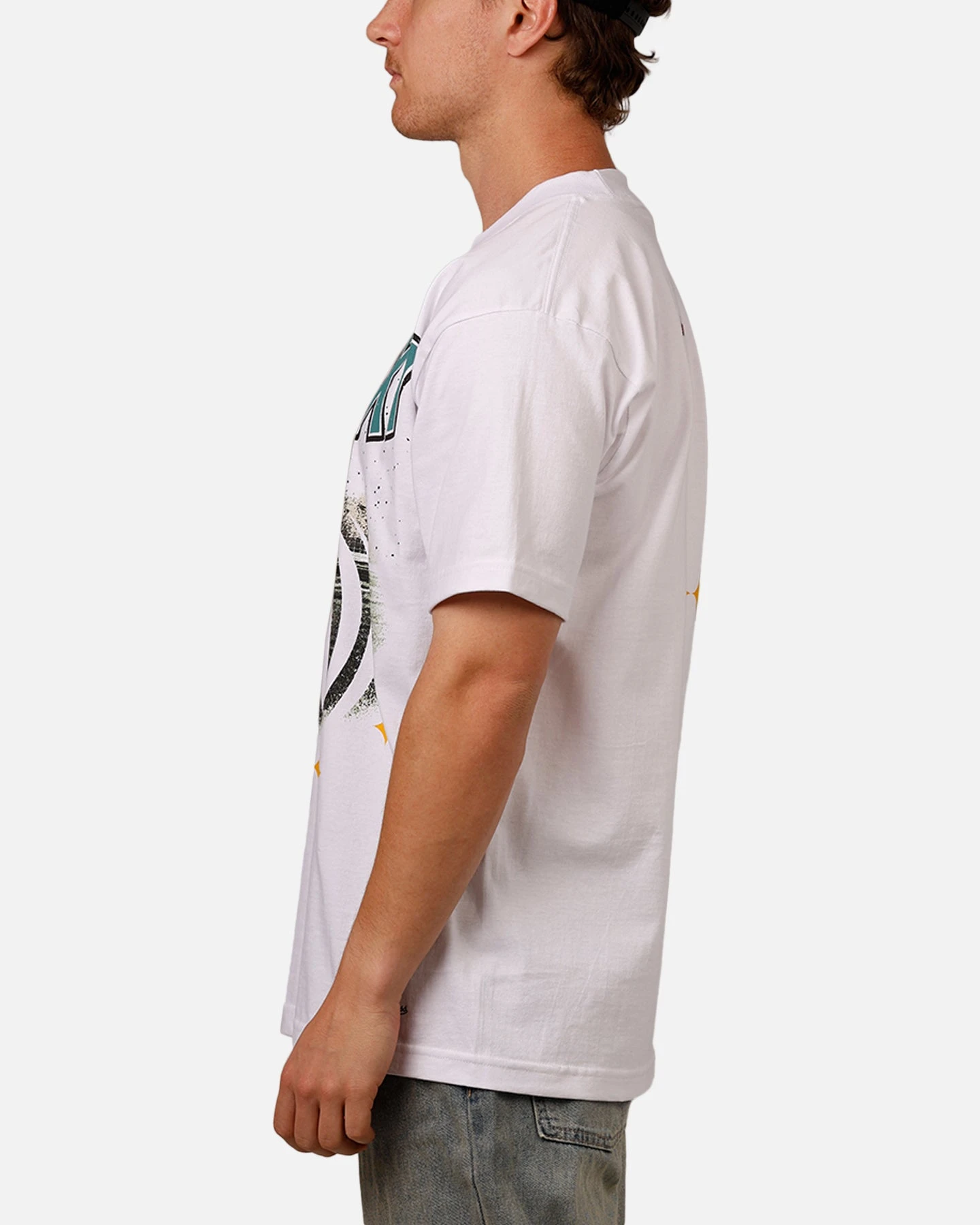 Mitchell & Ness X Los Angeles Galaxy X Culture Kings Our LA Our Galaxy T-Shirt White 7 Mitchell & Ness X Los Angeles Galaxy X Culture Kings Our LA Our Galaxy T-Shirt White - Image 5