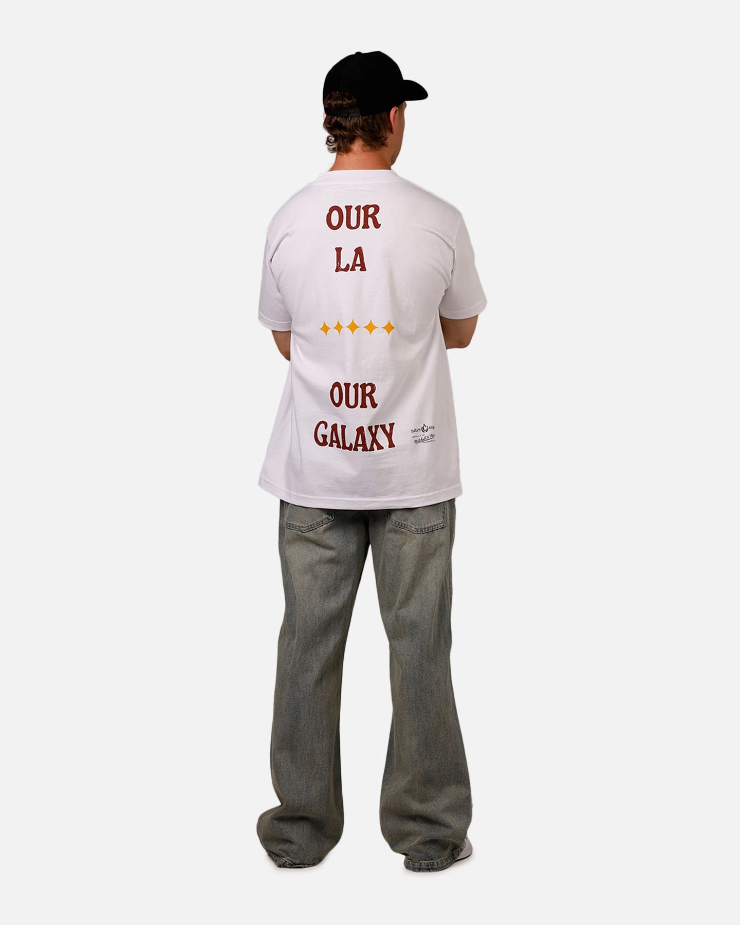 Mitchell & Ness X Los Angeles Galaxy X Culture Kings Our LA Our Galaxy T-Shirt White 8 Mitchell & Ness X Los Angeles Galaxy X Culture Kings Our LA Our Galaxy T-Shirt White - Image 6