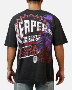 Overtime City T-Shirt Vintage Black -Culture Kings 02051962 YV013 mens 0020