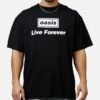 Global Merchandising Oasis Live Forever T-Shirt Black -Culture Kings 02051991 YB001 mens 0010