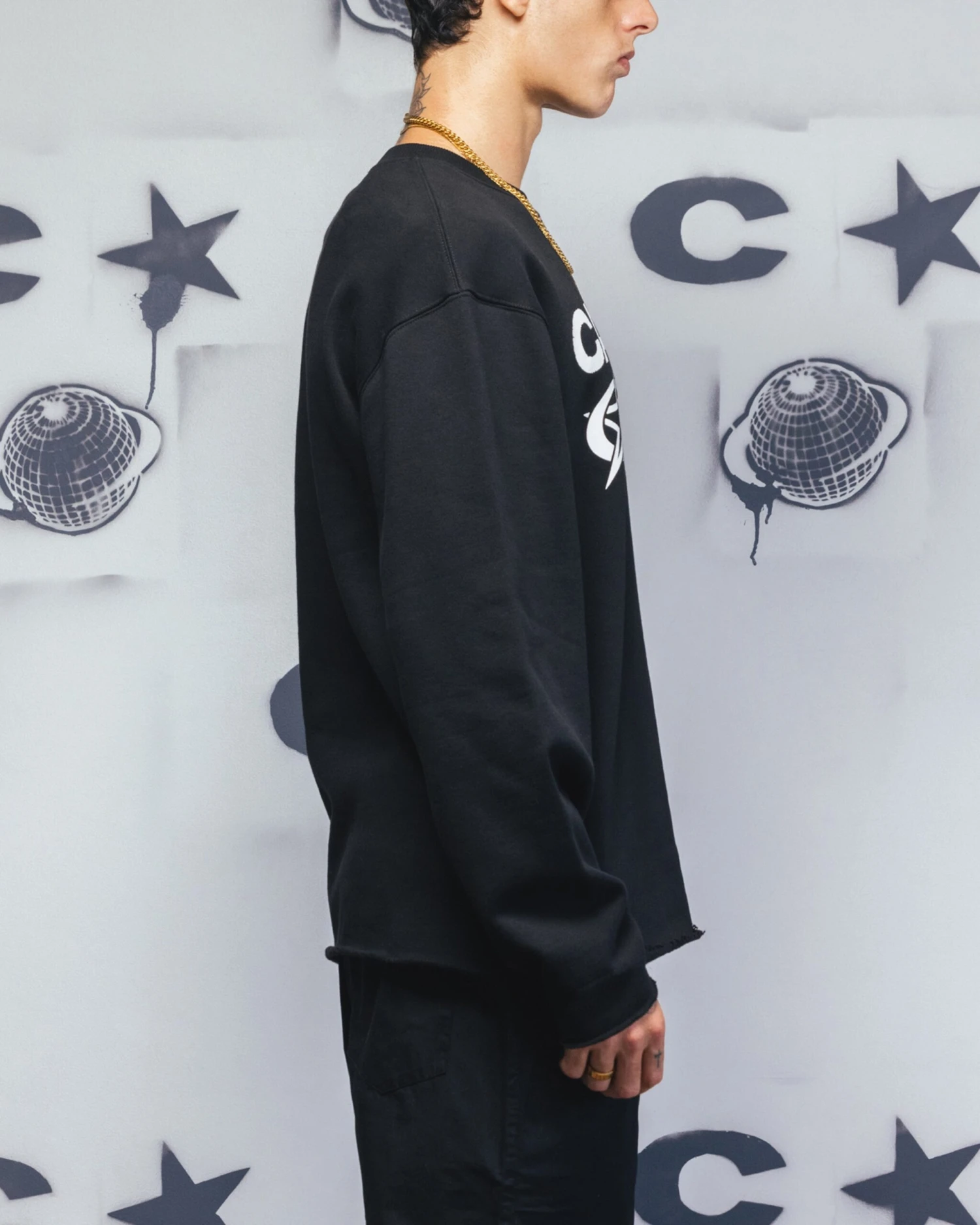 Carre Blackout Crewneck Black 6 Carre Blackout Crewneck Black - Image 4