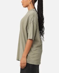 The Anti Order Anti XY Mock Neck T-Shirt Vintage Khaki 11 The Anti Order Anti XY Mock Neck T-Shirt Vintage Khaki -Culture Kings 02052040 YV064 womens 0050