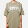 The Anti Order New Dawn Mock Neck T-Shirt Vintage Khaki -Culture Kings 02052044 YV064 womens 00010