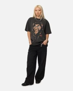 American Thrift Disney The Lion King Scar Heavyweight T-Shirt Black Wash -Culture Kings 02052054 YB295 womens 00030 9af97e7c 8760 435f 8265 84fbc5dbd028