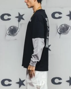 Carre Rear Vision Long Sleeve T-Shirt Black/White -Culture Kings 02052097 YB012 mens 00000060