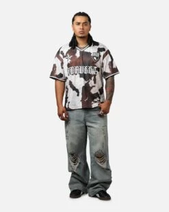 Bravest Cow Print Jersey Brown/White 9 Bravest Cow Print Jersey Brown/White -Culture Kings 02052145 YX325 mens 0030