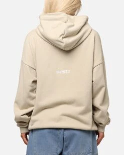 Saint Morta Gothic Distressed Zip Hoodie Stone -Culture Kings 02052229 YS400 womens 00020