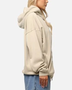 Saint Morta Gothic Distressed Zip Hoodie Stone -Culture Kings 02052229 YS400 womens 00040