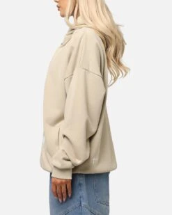 Saint Morta Gothic Distressed Zip Hoodie Stone -Culture Kings 02052229 YS400 womens 00050