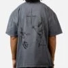 Saint Morta Destiny Rising T-Shirt Washed Charcoal -Culture Kings 02052265 YC071 mens 0010