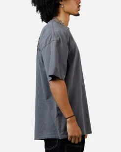 Saint Morta Raven T-Shirt Washed Charcoal 11 Saint Morta Raven T-Shirt Washed Charcoal -Culture Kings 02052269 YC071 mens 0040
