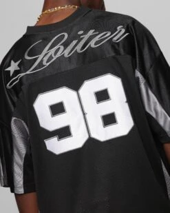 Loiter End Zone Jersey Black -Culture Kings 02052288 YB001 mens 00080 3964cbe0 c5c7 44e9 ba66 89b326281f01