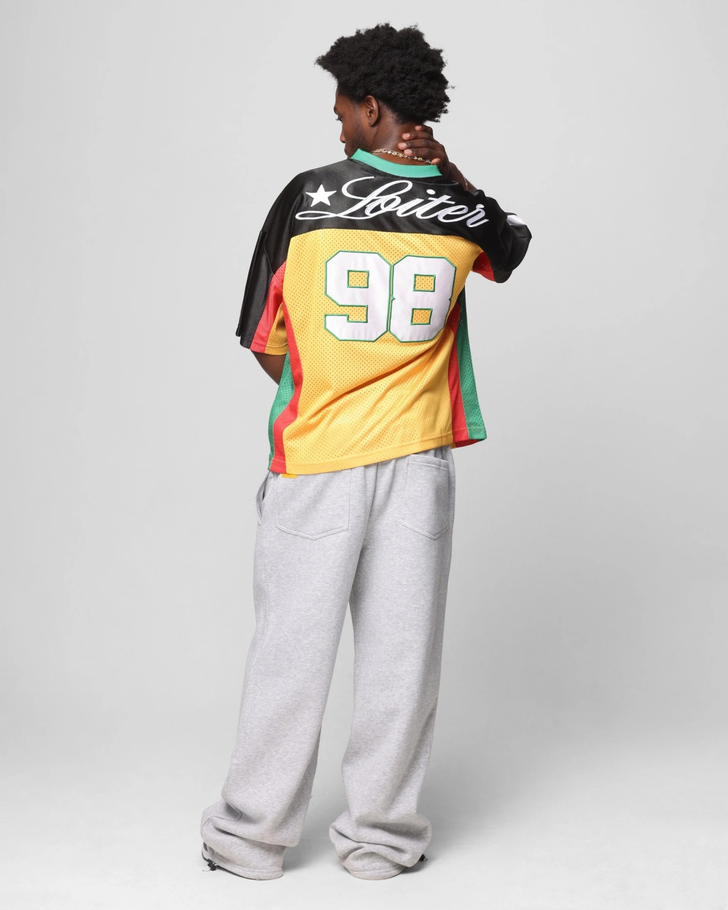 Loiter End Zone Jersey Yellow/Green/Red 6 Loiter End Zone Jersey Yellow/Green/Red - Image 4