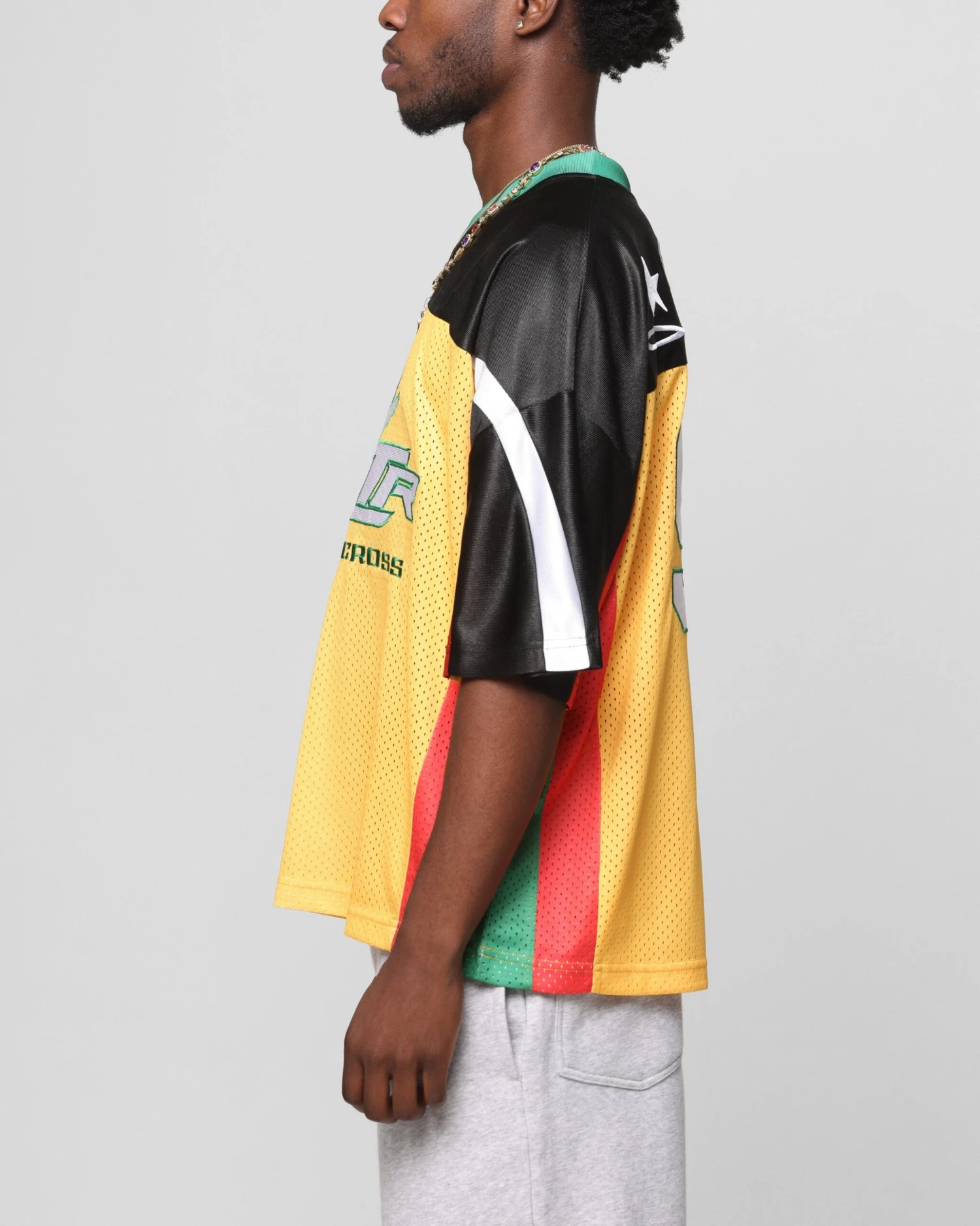 Loiter End Zone Jersey Yellow/Green/Red 8 Loiter End Zone Jersey Yellow/Green/Red - Image 6