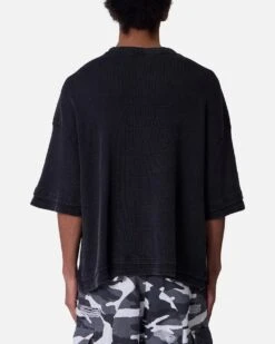 MNML Double Layer Acid Washed T-Shirt Black -Culture Kings 02052300 YB001 default 0030