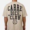 Carre Dice College T-Shirt Stone -Culture Kings 02052412 YS400 mens 0010