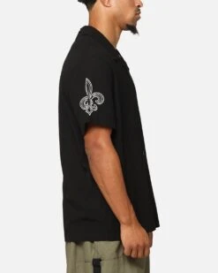 XXIII Fleur Linen Button Up Shirt Black -Culture Kings 02052456 YB001 mens 00040