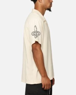 XXIII Fleur Linen Button Up Shirt Off White 11 XXIII Fleur Linen Button Up Shirt Off White -Culture Kings 02052456 YO007 mens 00040