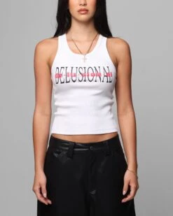 Loiter Women's Delusional Tank White