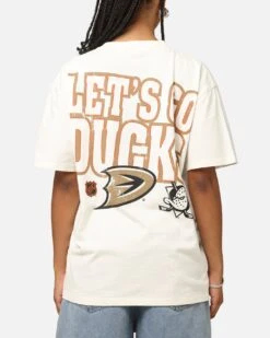 Culture Kings Anaheim Ducks Lets Go Ducks Heavy T-Shirt Off White -Culture Kings 02052524 YO007 womens 00020 f9de4a43 15c4 48ab 960f a5a4cc42196d