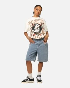 Culture Kings Anaheim Ducks Lets Go Ducks Heavy T-Shirt Off White -Culture Kings 02052524 YO007 womens 00040 caecff6c 57b2 4d6a 8381 1cc3d93bfb95