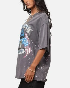 Bon Jovi Forever T-Shirt Washed Black -Culture Kings 02052538 YW607 womens 00050