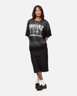 Pantera F#cking Hostile Vintage T-Shirt Washed Black -Culture Kings 02052540 YW607 womens 00030