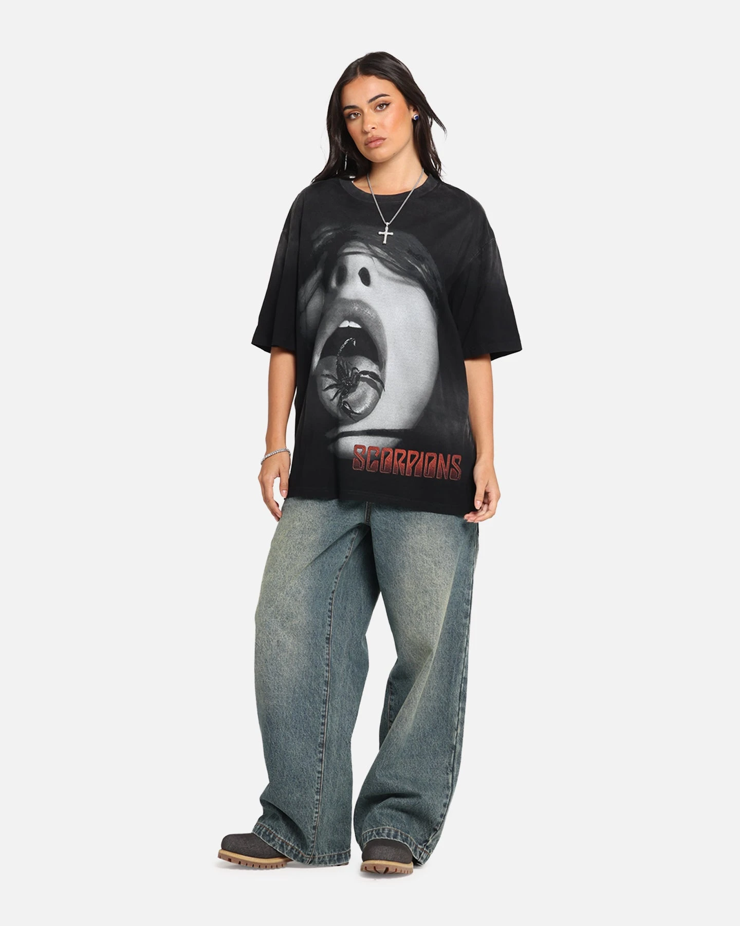 Scorpions Scorpions Blacked Out T-Shirt Washed Black 5 Scorpions Scorpions Blacked Out T-Shirt Washed Black - Image 3