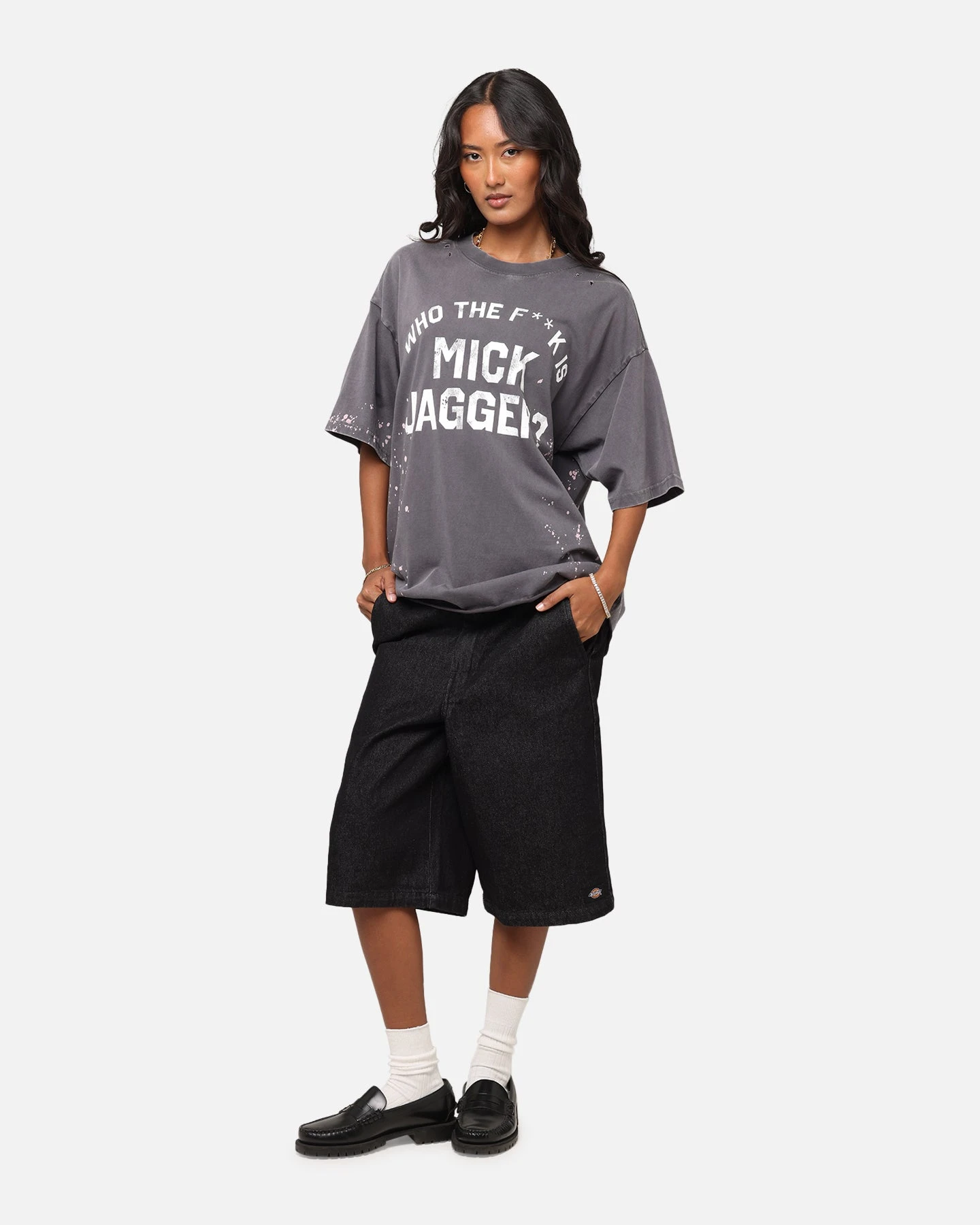 The Rolling Stones Who The F Is Mick T-Shirt Washed Black 4 The Rolling Stones Who The F Is Mick T-Shirt Washed Black - Image 2