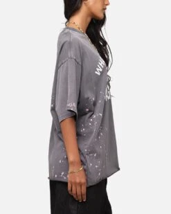 The Rolling Stones Who The F Is Mick T-Shirt Washed Black 11 The Rolling Stones Who The F Is Mick T-Shirt Washed Black -Culture Kings 02052560 YW607 womens 00040