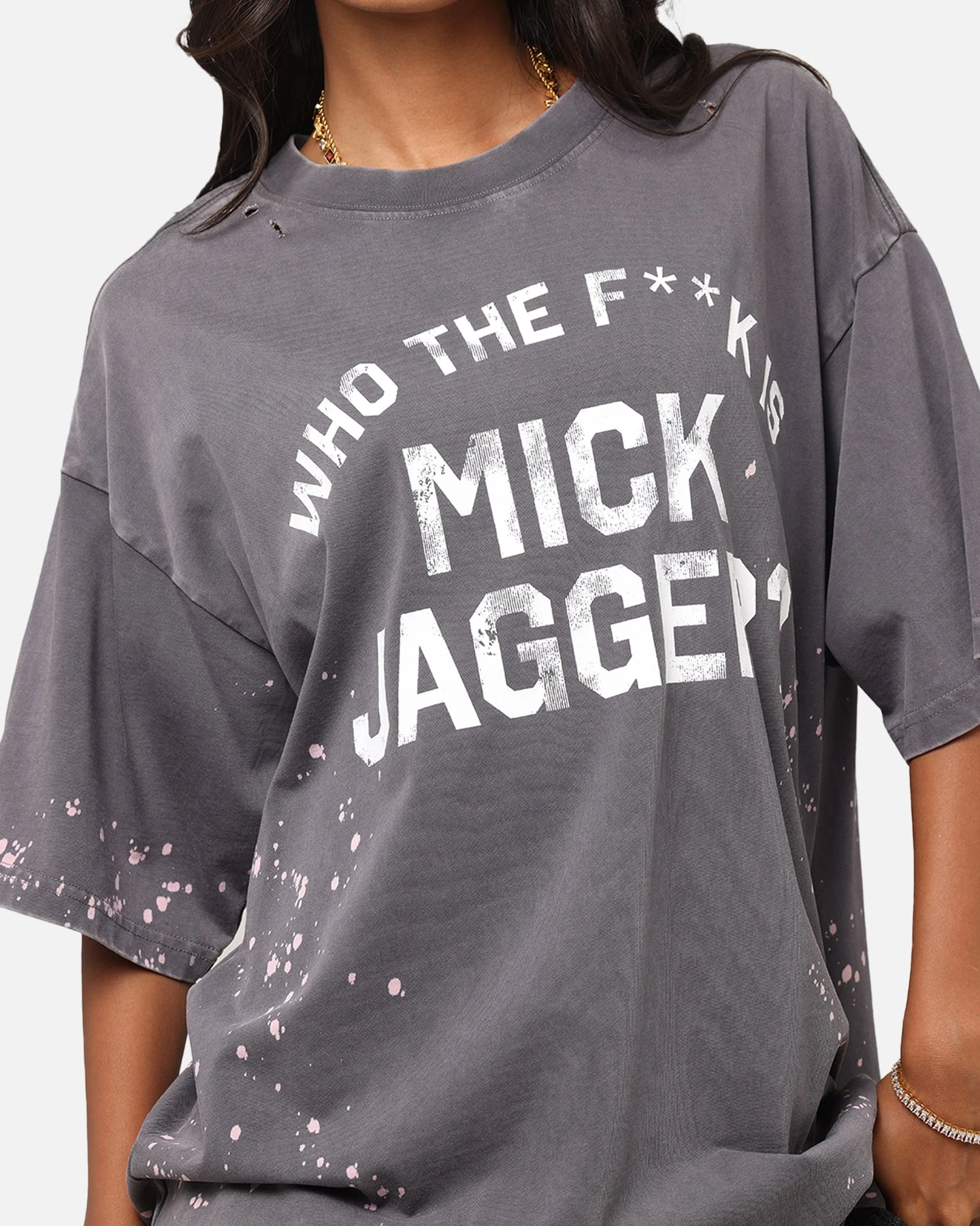 The Rolling Stones Who The F Is Mick T-Shirt Washed Black 8 The Rolling Stones Who The F Is Mick T-Shirt Washed Black - Image 6