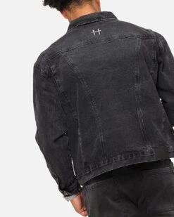 Saint Morta Armoury Denim Jacket Black Shadow -Culture Kings 02052589 YB427 mens 00070