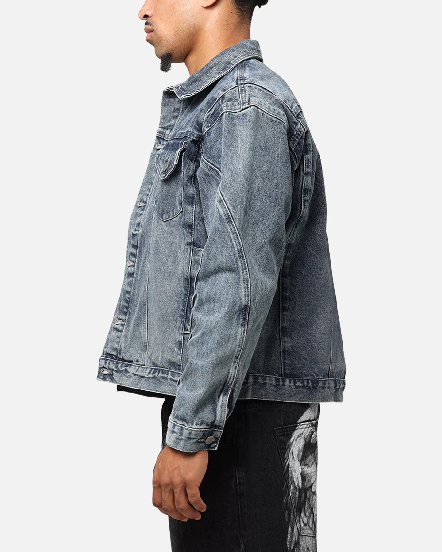 Saint Morta Armoury Denim Jacket Dirty Denim 8 Saint Morta Armoury Denim Jacket Dirty Denim - Image 6