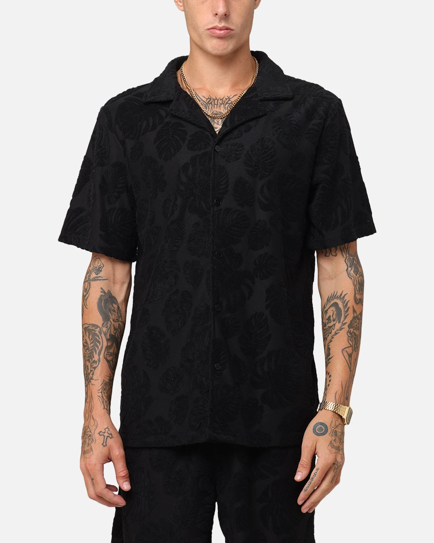 XXIII Dark Amazon Button Up Shirt Black 3 XXIII Dark Amazon Button Up Shirt Black