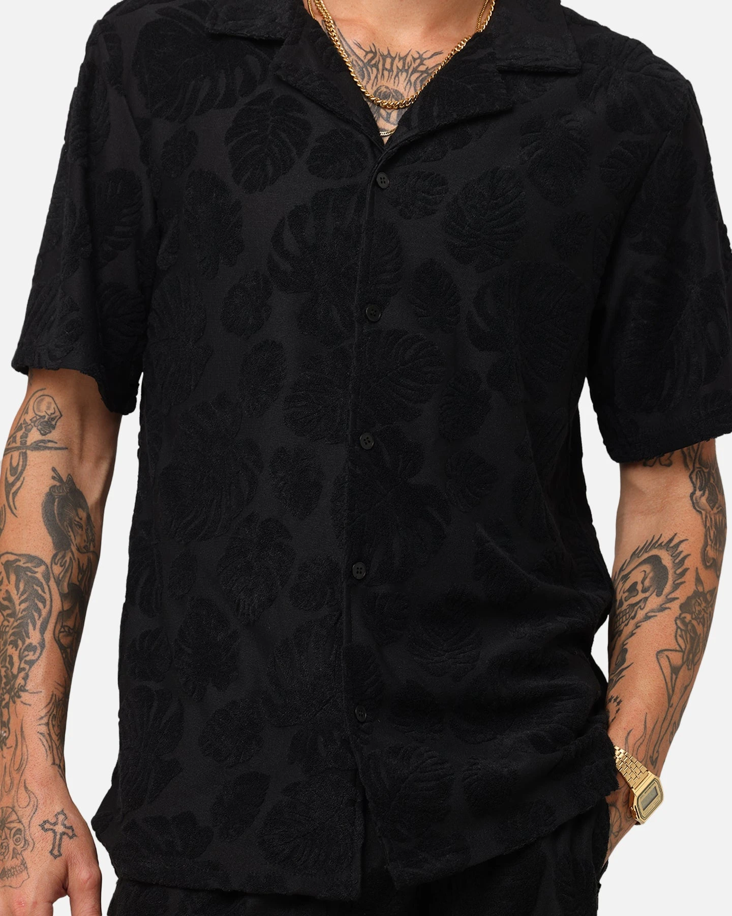 XXIII Dark Amazon Button Up Shirt Black 8 XXIII Dark Amazon Button Up Shirt Black - Image 6