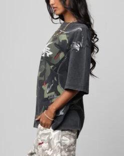 Loiter Motocross Vintage T-Shirt Vintage Black -Culture Kings 02052634 YV009 womens 00060