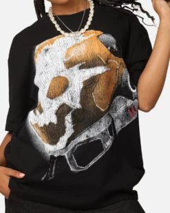 Goat Crew X Halo Halo Reach Emile Big Head Heavyweight T-Shirt Black -Culture Kings 02052649 YB001 womens 00070