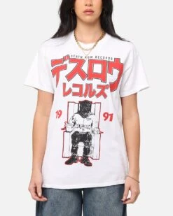 Deathrow Records Japanese T-Shirt White