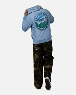 '47 BRAND 47 Brand Detroit Lions Boot Path Hoodie Blue -Culture Kings 02052779 YX001 mens 0060