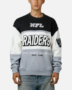 '47 BRAND 47 Brand Las Vegas Raiders Maximalist Crewneck Black/Grey