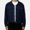 Saint Morta Boxy Denim Jacket Indigo/Tan -Culture Kings 02052835 YI014 mens 00010