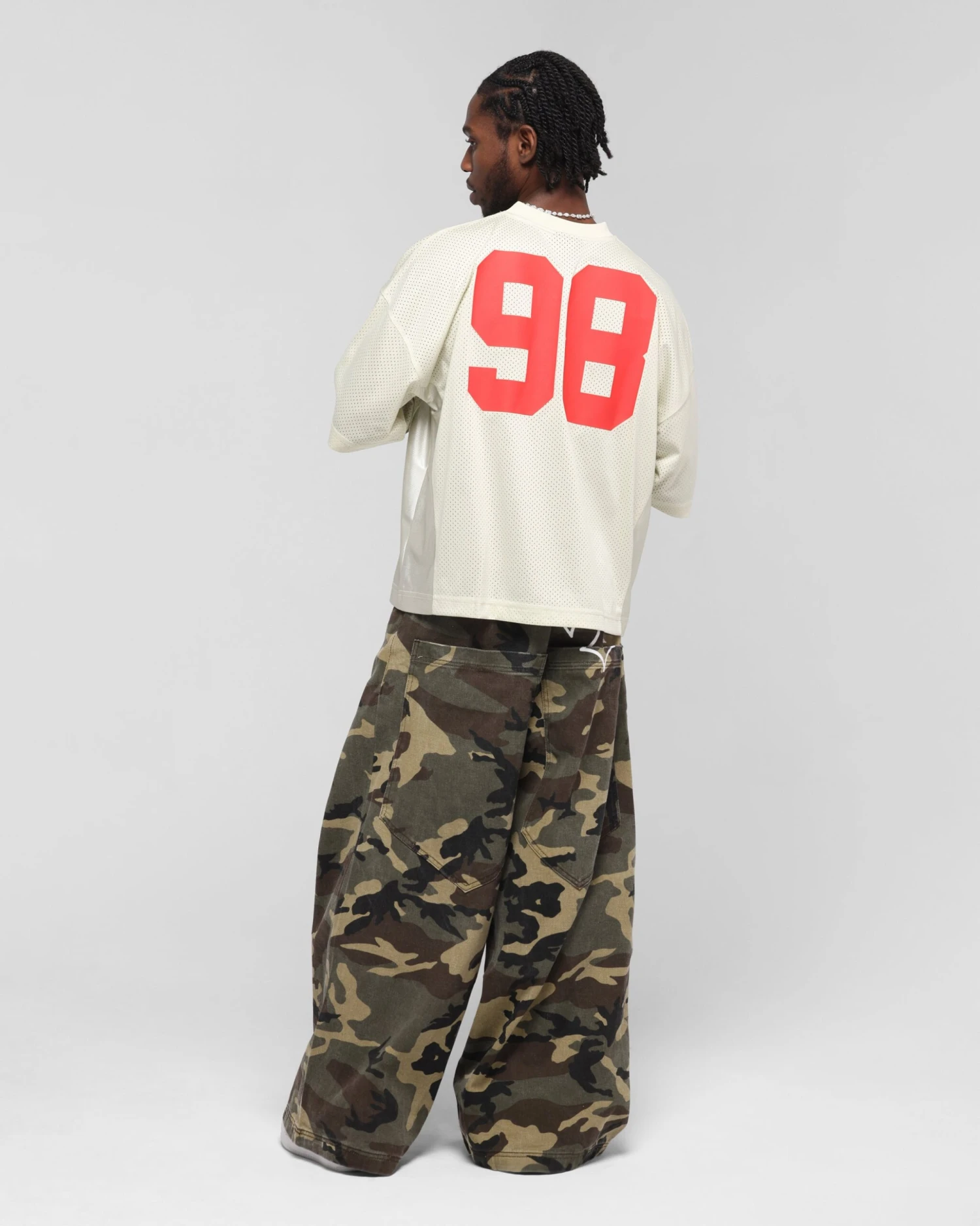Loiter Cherry Jersey Off White/Red 6 Loiter Cherry Jersey Off White/Red - Image 4