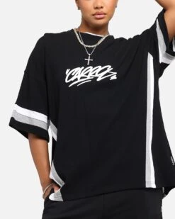 Carre Graffiti Waffle T-Shirt Black -Culture Kings 02052903 YB001 womens 0070